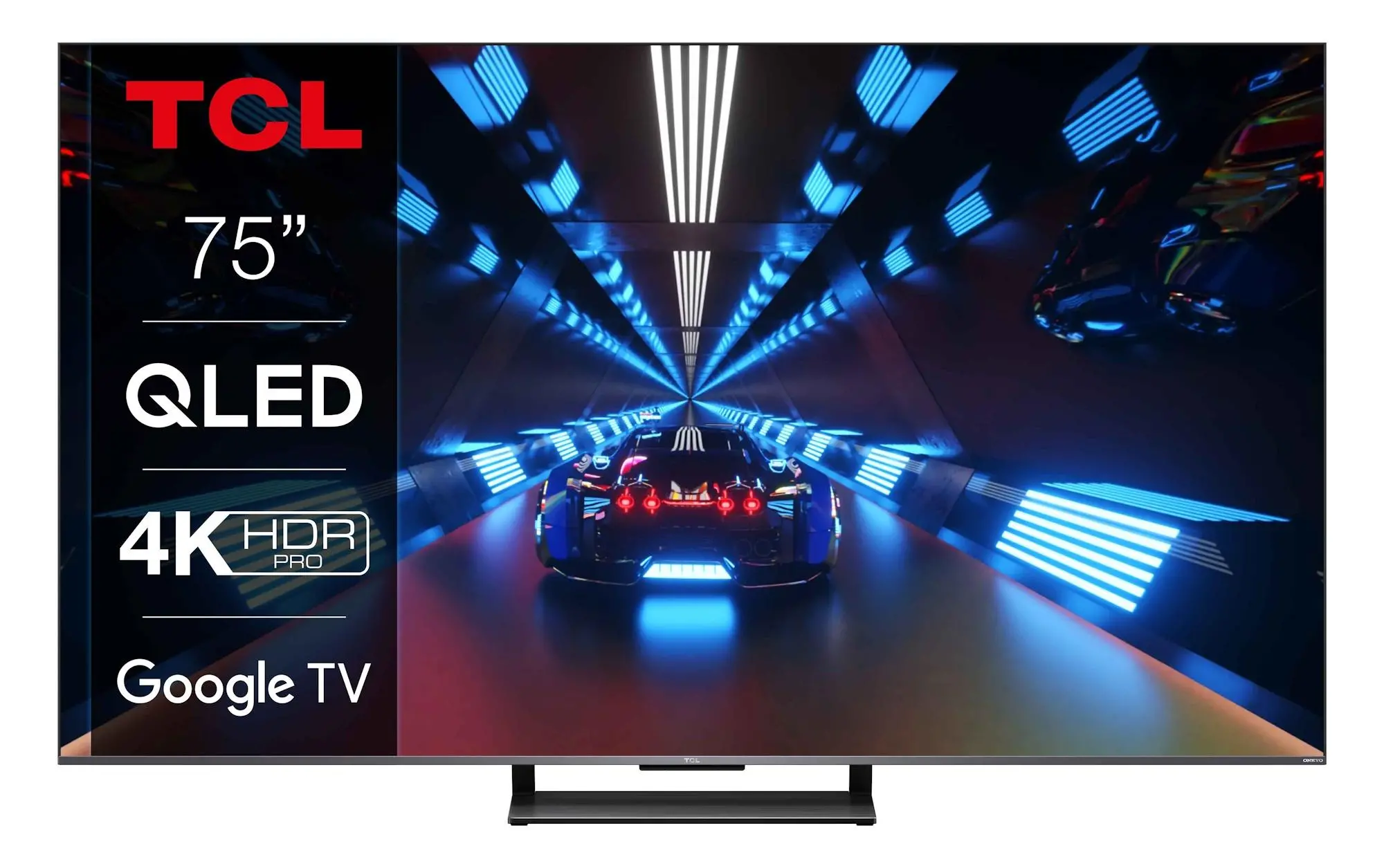 Telewizor TCL 75QLED860 75" QLED 4K 144Hz Google TV Dolby Vision IQ Dolby Atmos HDMI 2.1 DVB-T2