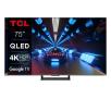 Telewizor TCL 75QLED860 75" QLED 4K 144Hz Google TV Dolby Vision IQ Dolby Atmos HDMI 2.1 DVB-T2