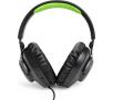 Słuchawki przewodowe z mikrofonem JBL Quantum 100X Console Nauszne Czarno-zielony