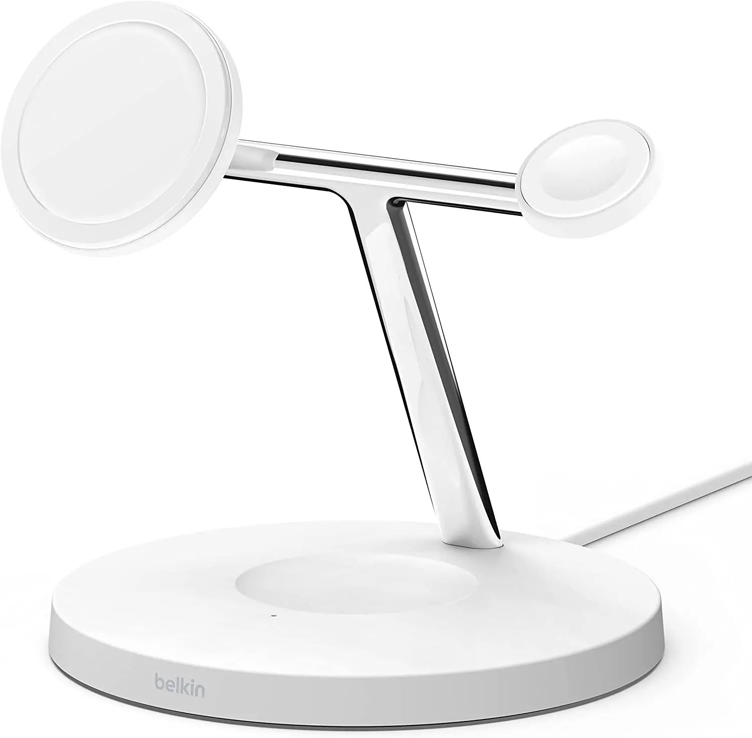 Ładowarka indukcyjna Belkin BoostCharge Pro 3-in-1 Wireless Charger MagSafe 15W Biały