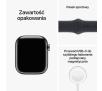 Smartwatch Apple Watch Series 8 GPS - Cellular 45mm koperta ze stali nierdzewnej grafitowy - pasek sportowy północ