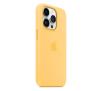 Etui Apple silikonowe z MagSafe do iPhone 14 Pro Żółty