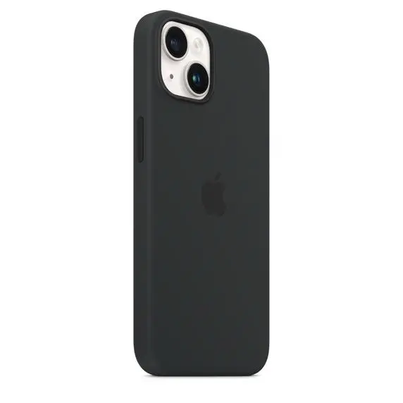 Etui Apple silikonowe z MagSafe do iPhone 14 Północ