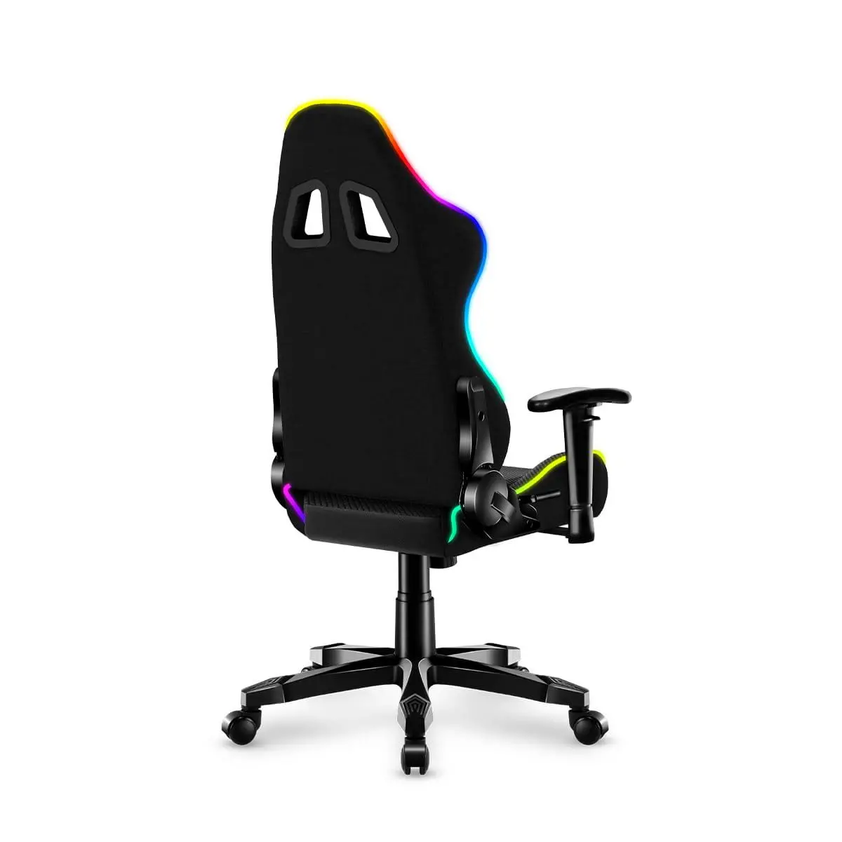 Fotel Huzaro Ranger 6.0 RGB Mesh Dla dzieci do 130kg Tkanina Czarny