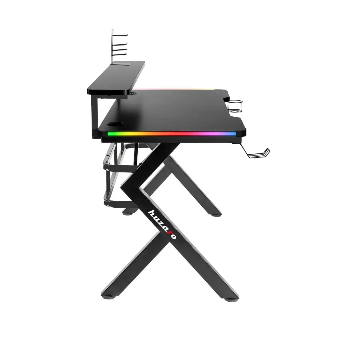 Biurko Huzaro Hero 5.0 RGB LED 120cm Czarny