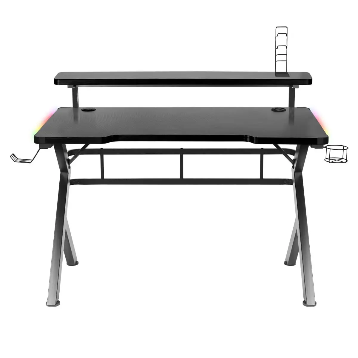 Biurko Huzaro Hero 5.0 RGB LED 120cm Czarny