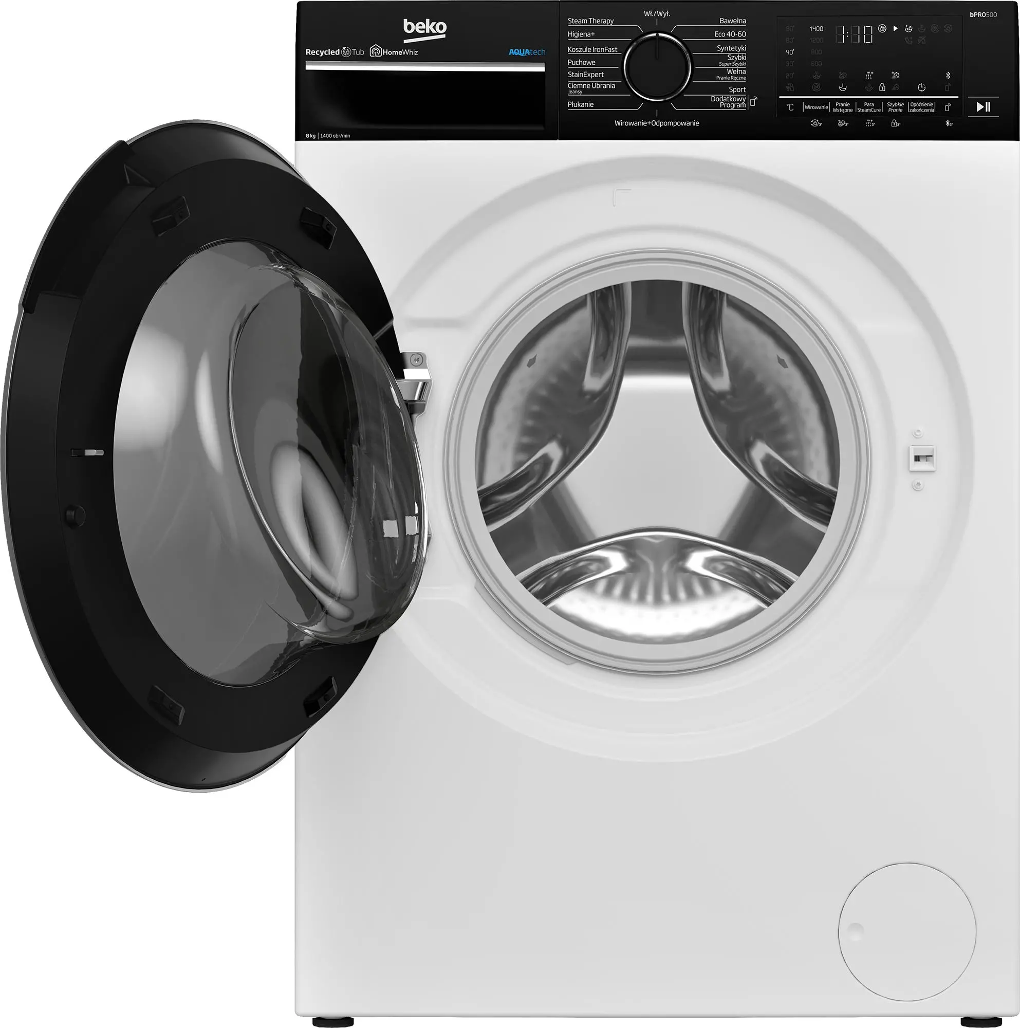 Pralka Beko bPro500 B5WFU58408WBDC 8kg 1400obr/min Zdalne sterowanie