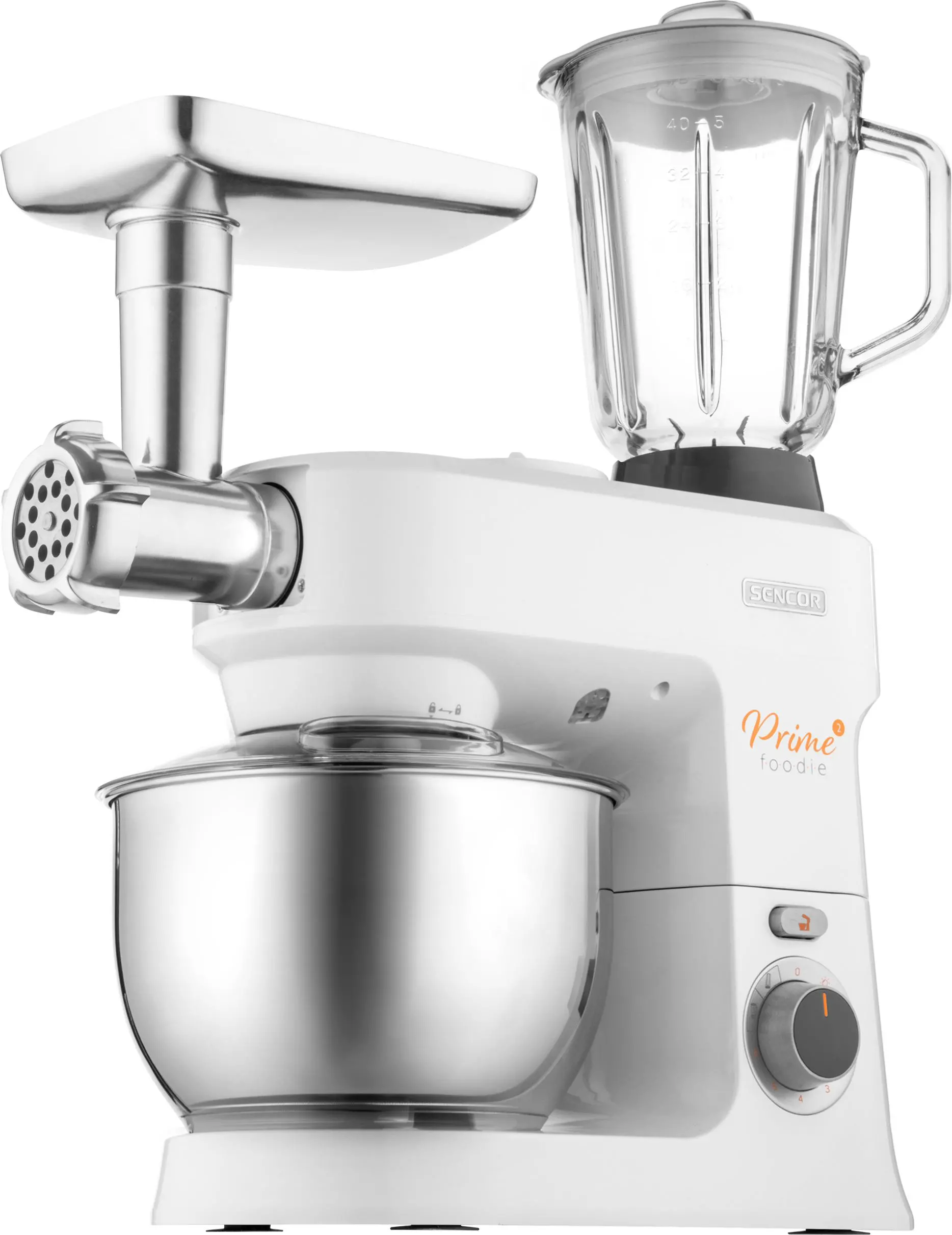 Robot planetarny Sencor STM 3760WH 1000W Maszynka do mielenia Blender kielichowy