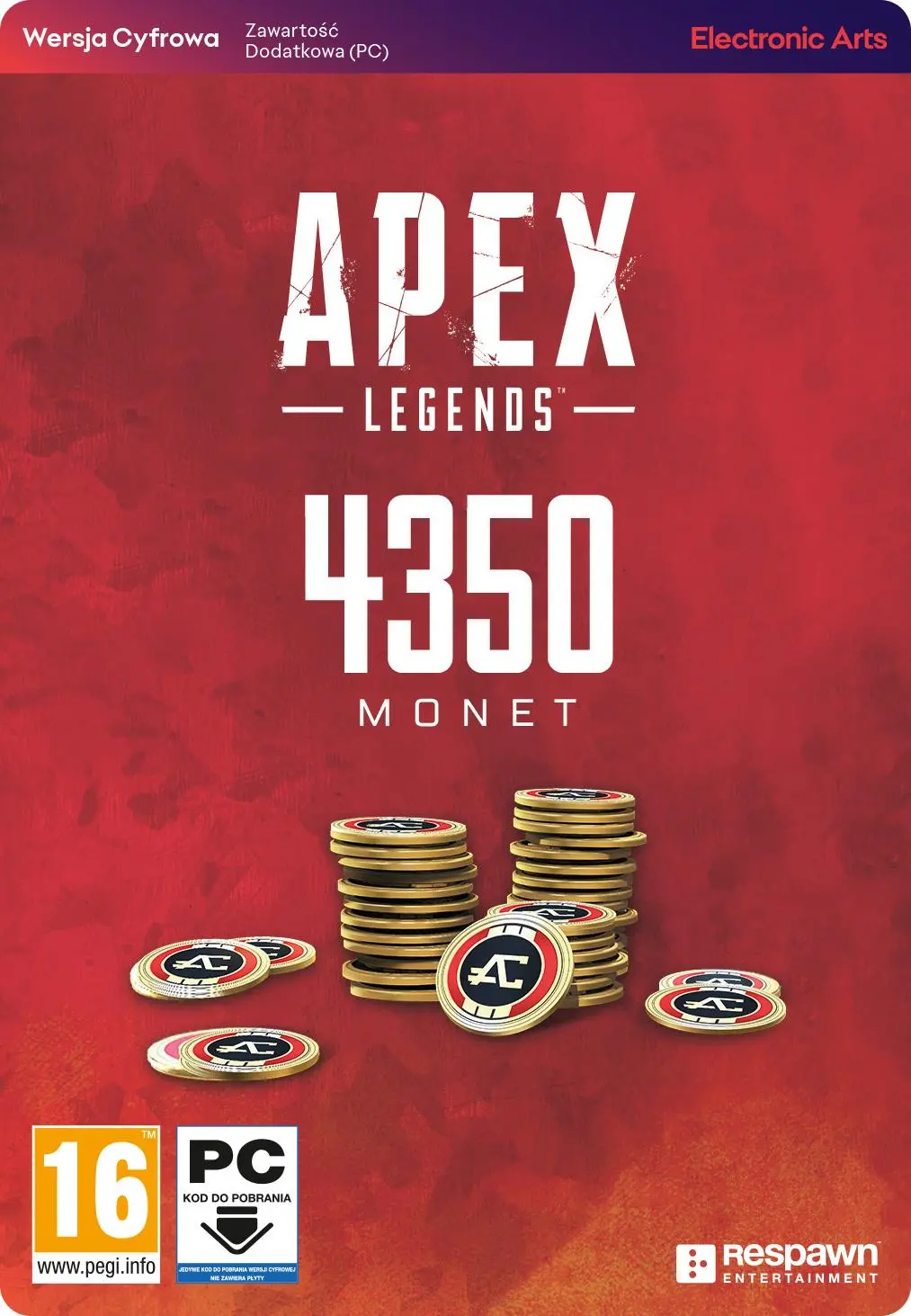 Apex Legends - 4350 monet [kod aktywacyjny] PC