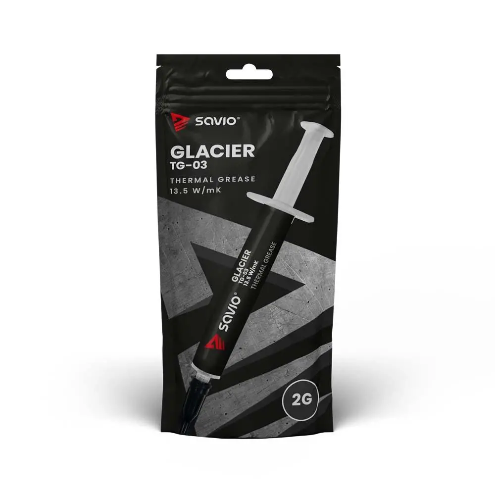 Pasta termoprzewodząca Savio Glacier TG-03 13,5 W/mK 2g