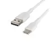 Kabel Belkin CAB001BT1MWH BoostCharge USB-C do USB-A 1m Biały