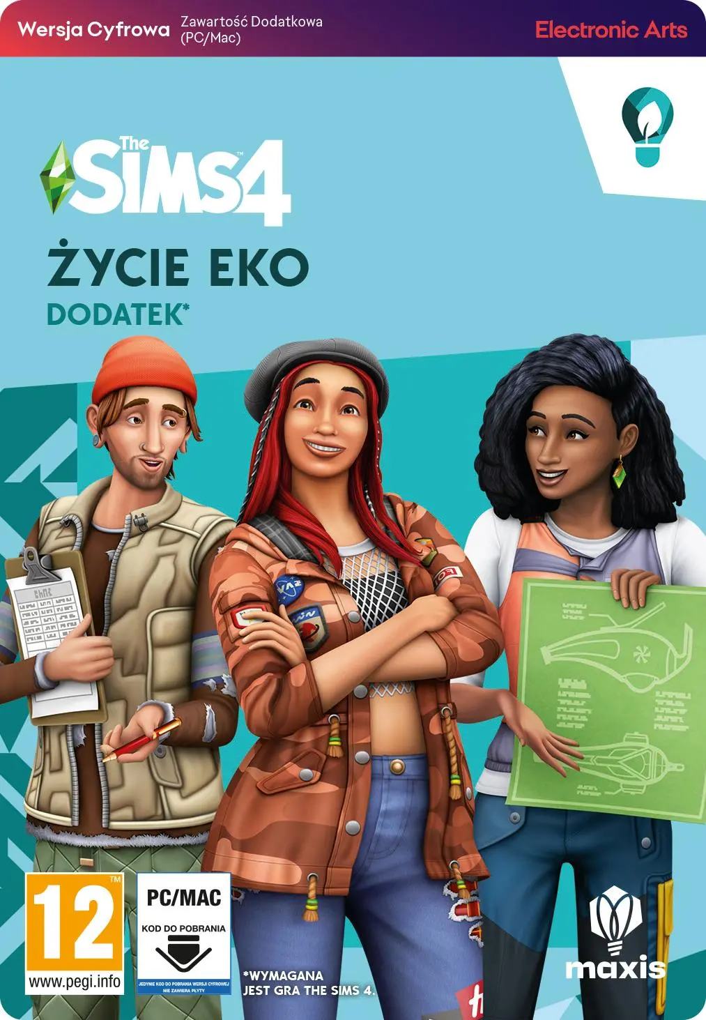 The Sims 4 Życie Eko! [kod aktywacyjny] PC