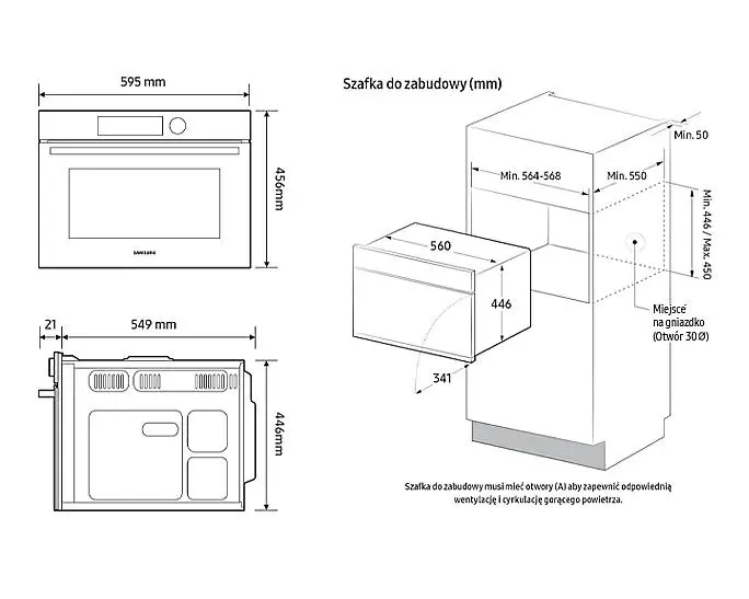 Kuchenka mikrofalowa Samsung NQ5B4513IBK