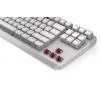 Klawiatura mechaniczna Endorfy Thock TKL Pudding Onyx White Red Kailh Red RGB Biały