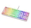 Klawiatura mechaniczna Endorfy Thock TKL Pudding Onyx White Red Kailh Red RGB Biały