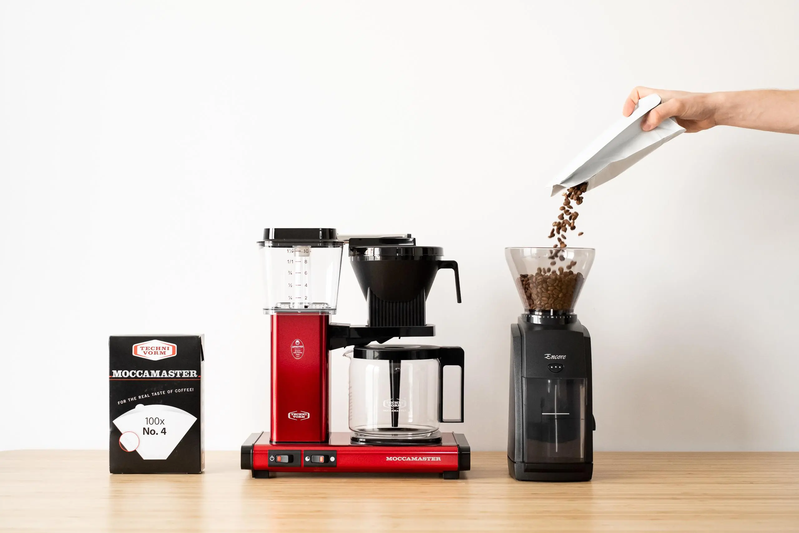 Ekspres Moccamaster KBG 741 Select Czerwony