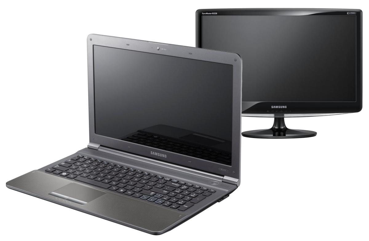 Samsung NP-RC510-S03PL + monitor