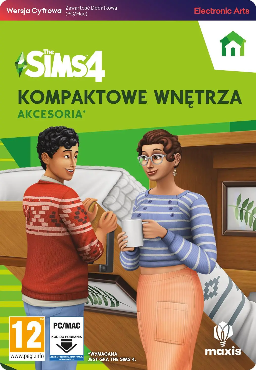 The Sims 4 Kompaktowe Wnętrza [kod aktywacyjny] PC