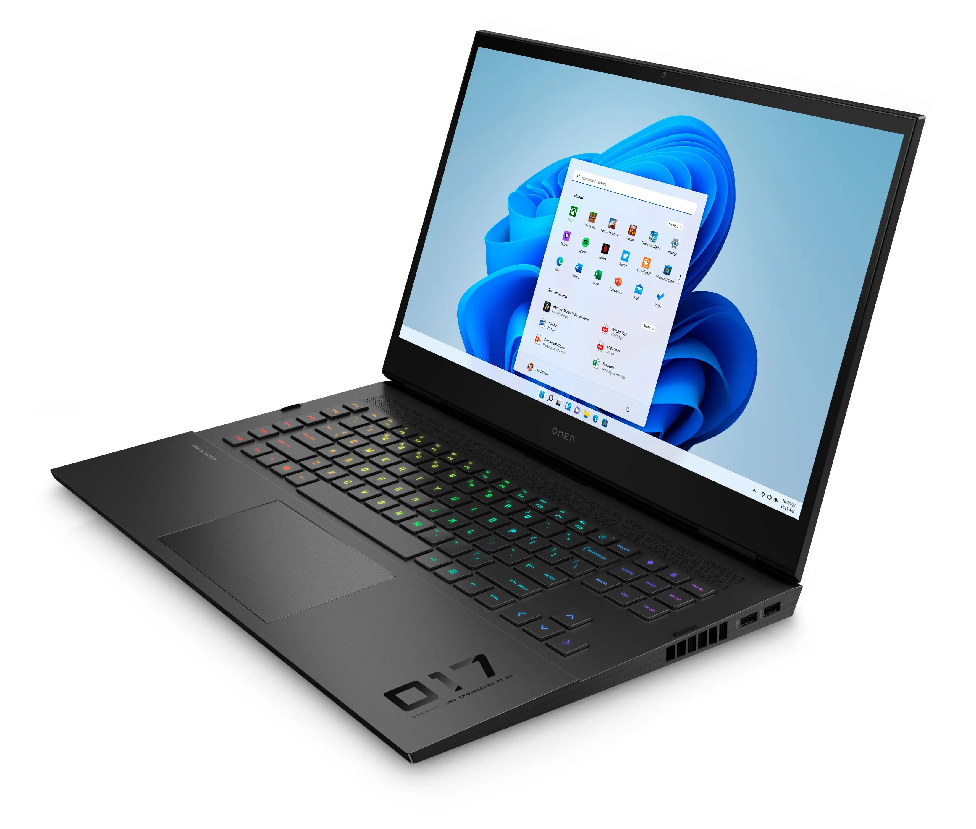 Laptop gamingowy HP OMEN 17-ck1102nw 17,3'' 165Hz i7-12700H 16GB RAM 1TB Dysk SSD RTX3070Ti Win11 Czarny