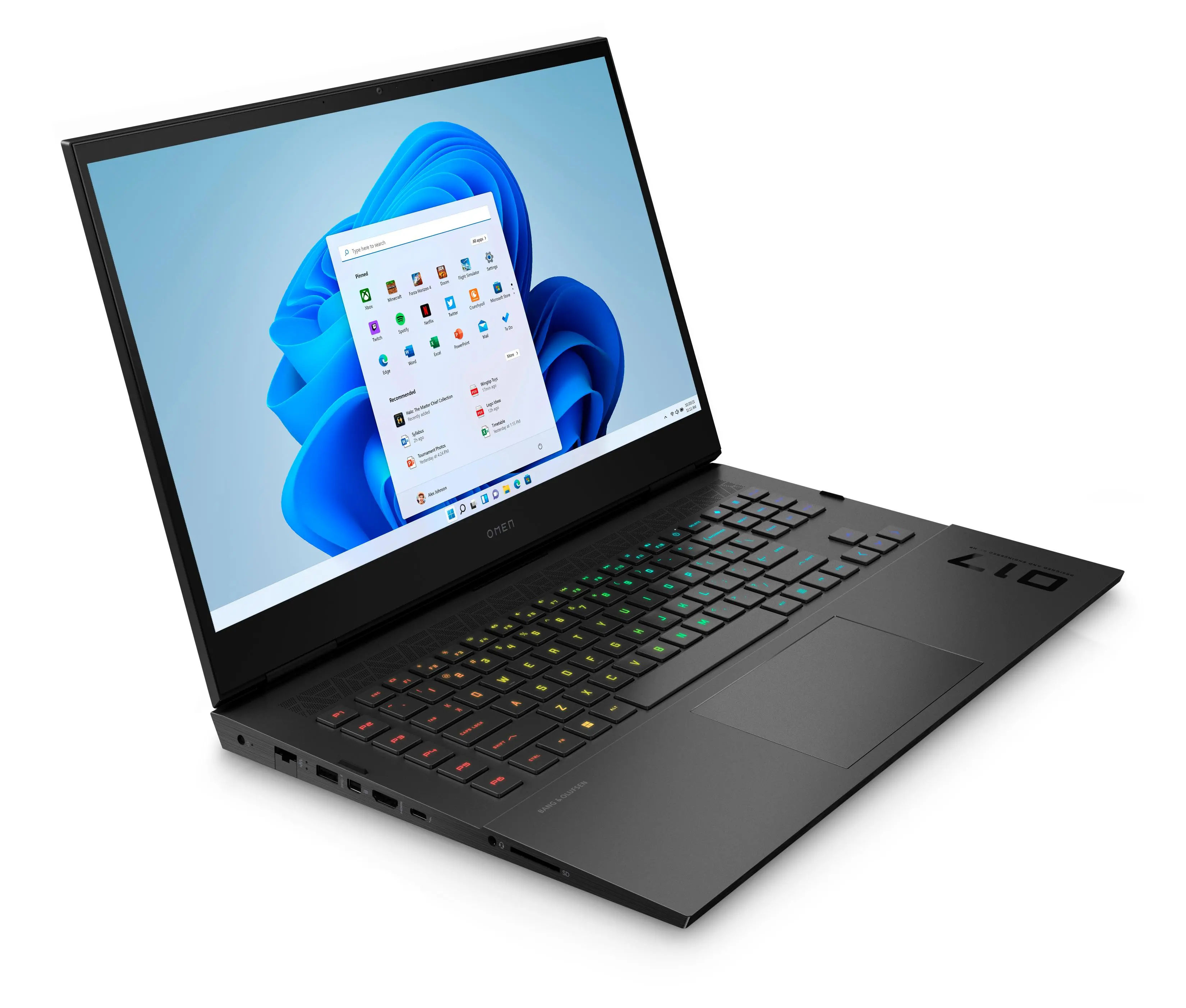 Laptop gamingowy HP OMEN 17-ck1102nw 17,3'' 165Hz i7-12700H 16GB RAM 1TB Dysk SSD RTX3070Ti Win11 Czarny