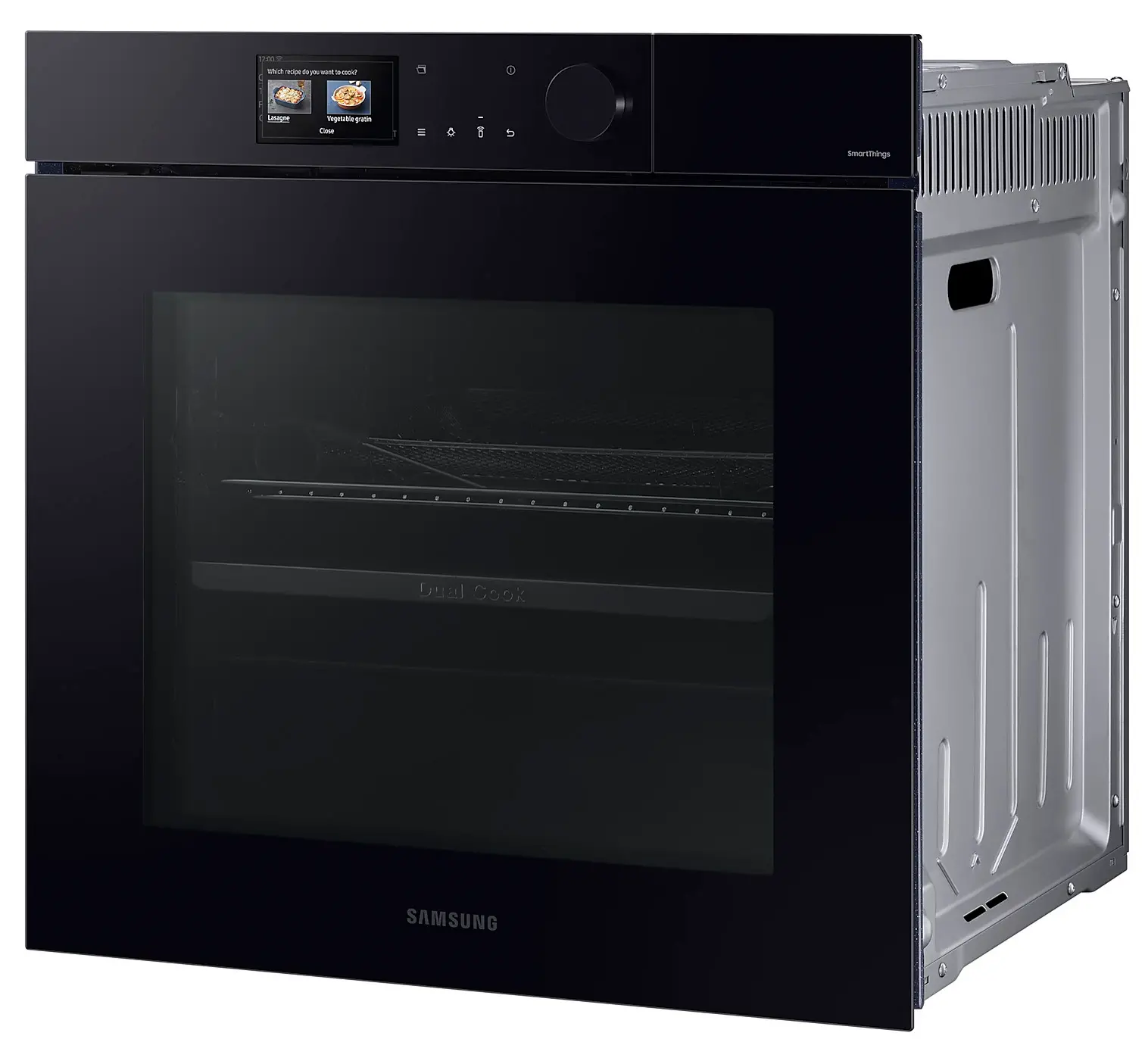 Piekarnik elektryczny parowy Samsung Bespoke NV7B7997AAK Dual Cook Termoobieg AirFry Termosonda Zdalne sterowanie Czarny