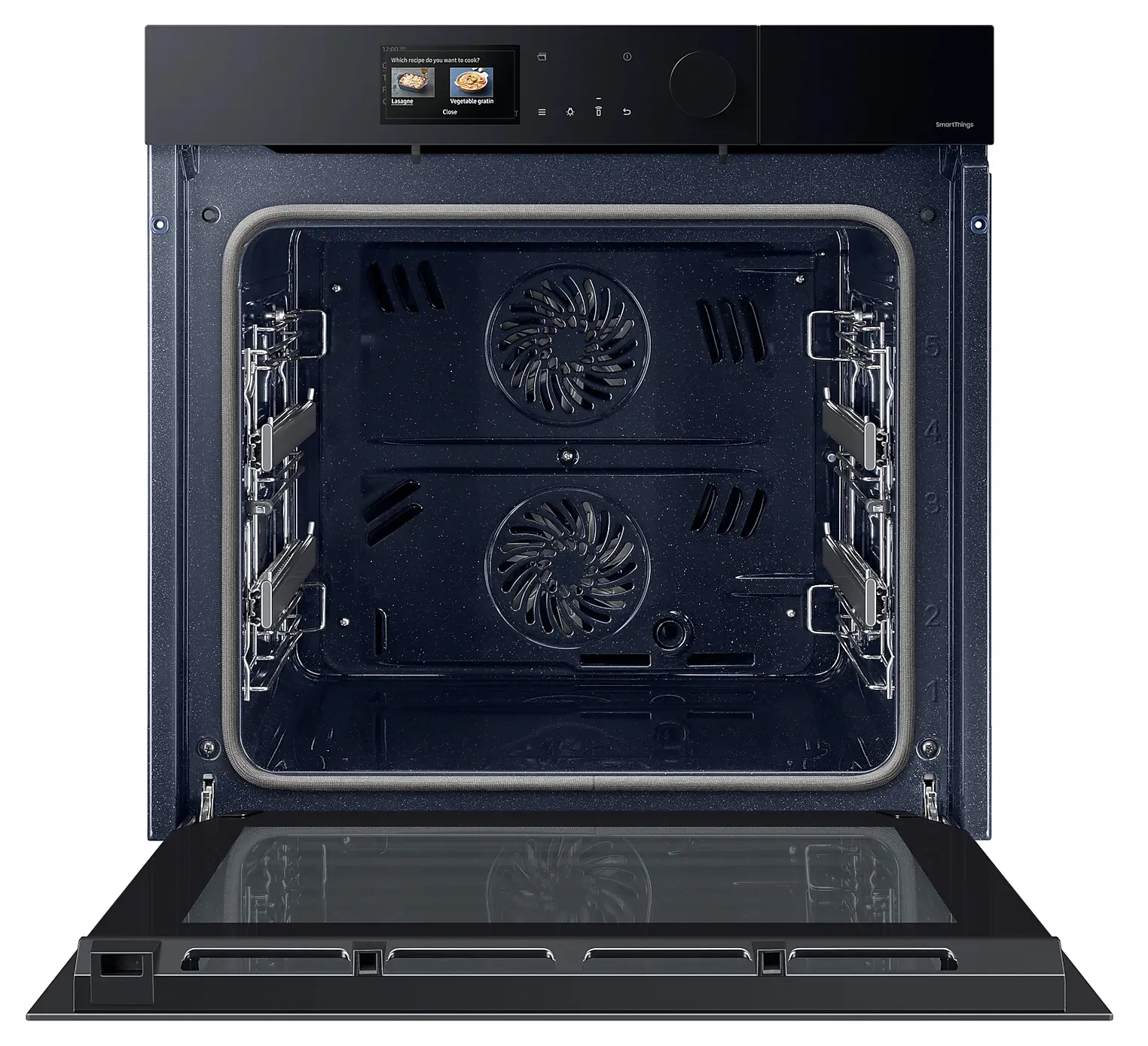 Piekarnik elektryczny parowy Samsung Bespoke NV7B7997AAK Dual Cook Termoobieg AirFry Termosonda Zdalne sterowanie Czarny