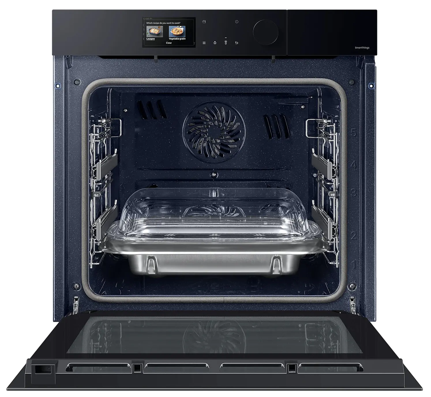 Piekarnik elektryczny parowy Samsung Bespoke NV7B7997AAK Dual Cook Termoobieg AirFry Termosonda Zdalne sterowanie Czarny