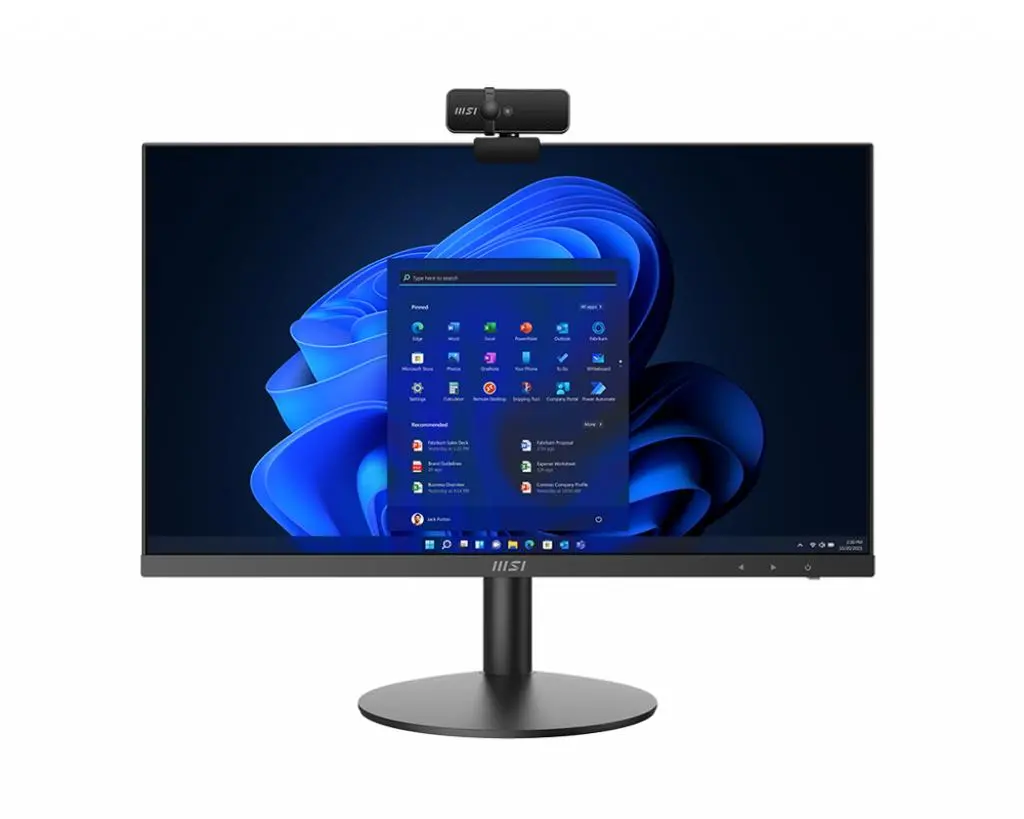 Komputer MSI Pro AP241Z 5M-078EU  R5 5600G  23,8" 8GB RAM  256GB Dysk SSD Win11 Pro Czarny