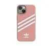 Etui Adidas Samba Alligator z 3 paskami do iPhone 14 Różowy