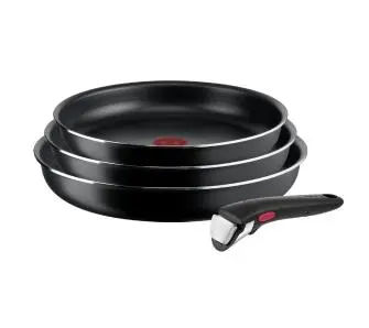 Zestaw patelni Tefal Ingenio Extra L1549153  Titanium 22cm, 24cm, 26cm