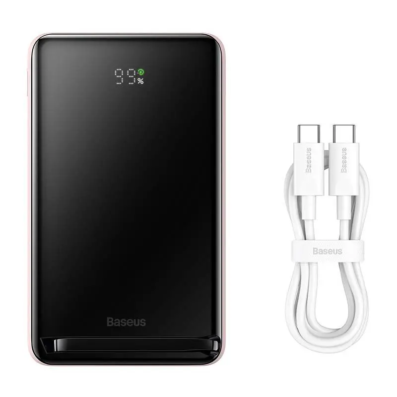 Powerbank Baseus PPCX000204 Magnetic Bracket 10000mAh 20W Różowy