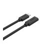 Kabel USB Unitek C14086BK USB-C 10Gbps 4K, PD 100W 0,5m Czarny