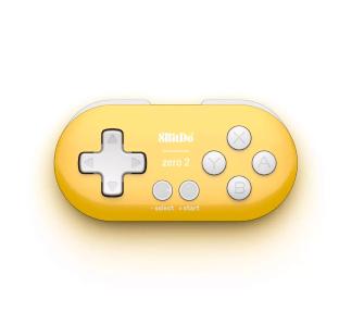 Pad 8BitDo Zero 2 Bluetooth mini Kontroler do PC, Nintendo Switch, Android Bezprzewodowy Żółty