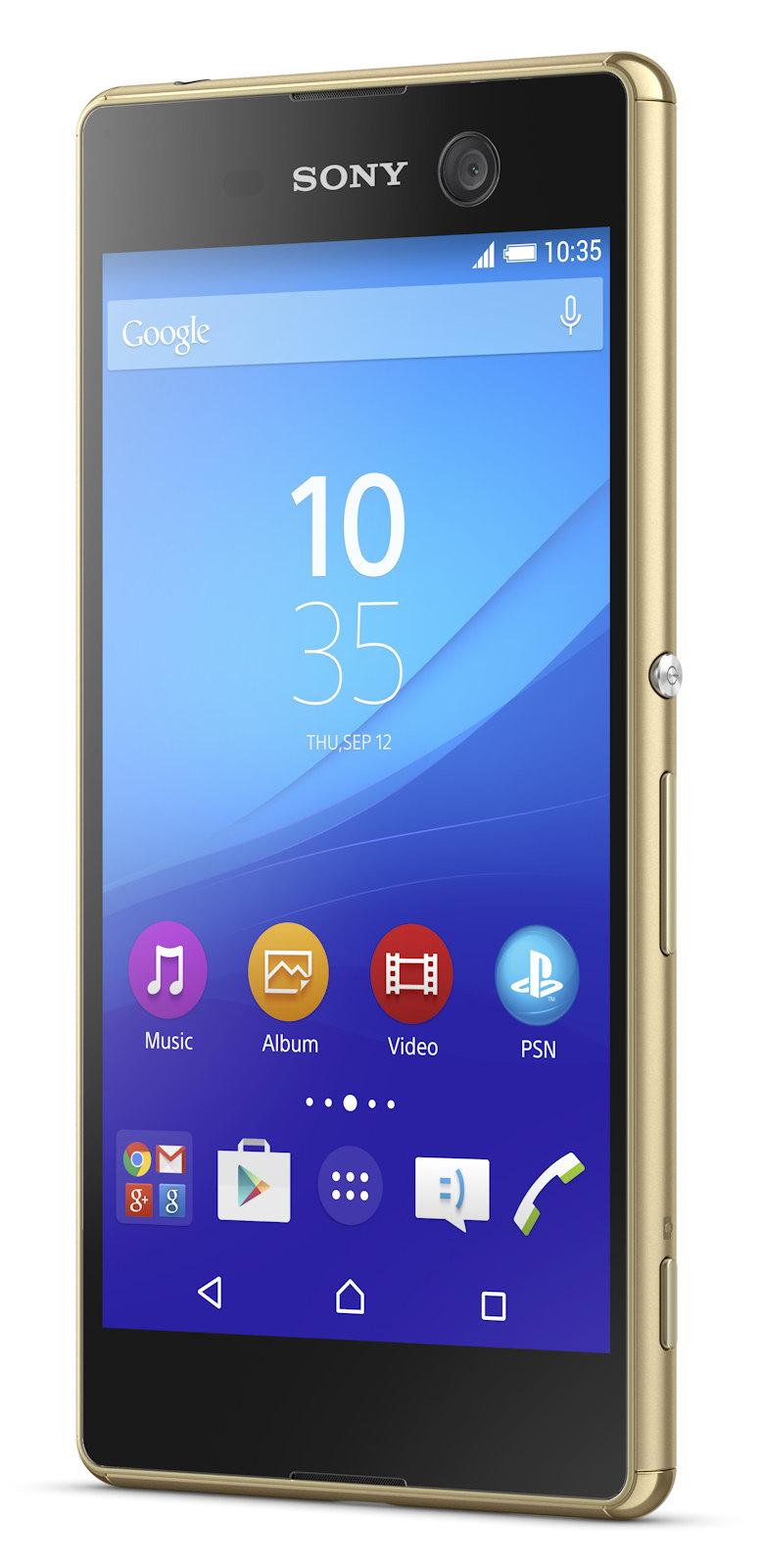Sony Xperia M5 (złoty) + Smart Watch 2 (srebrny)