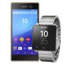 Sony Xperia M5 (złoty) + Smart Watch 2 (srebrny)