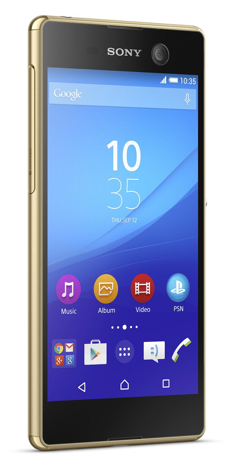 Sony Xperia M5 (złoty) + Smart Watch 2 (srebrny)