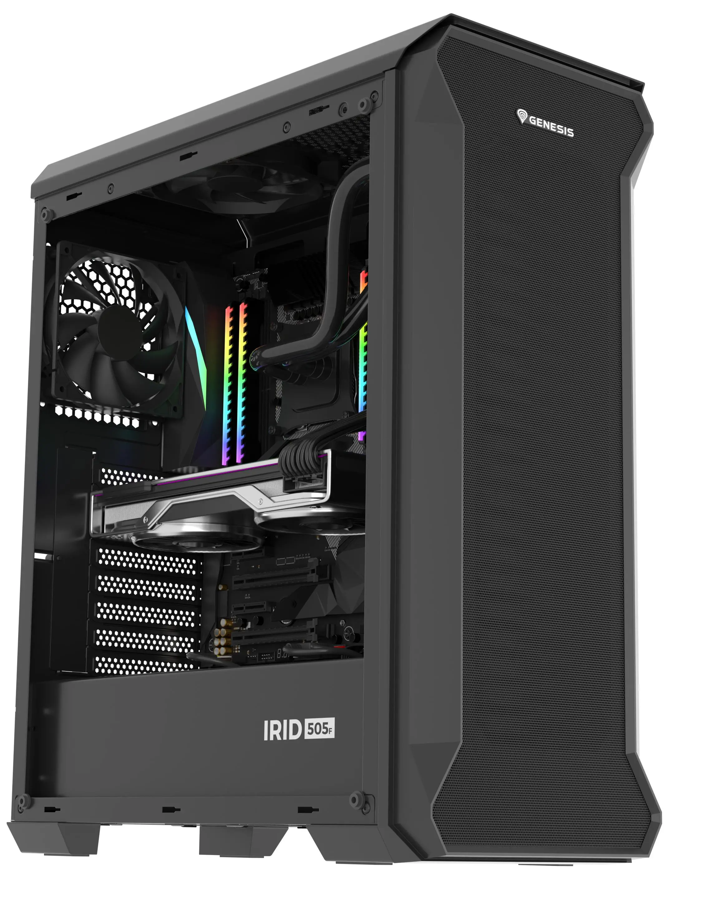Obudowa Genesis Irid 505F Czarny