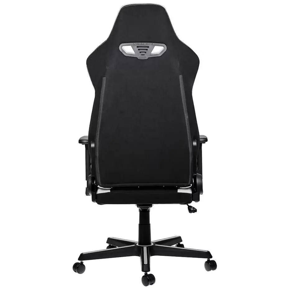 Fotel Nitro Concepts S300 Radiant White Gamingowy do 135kg Tkanina Czarno-biały