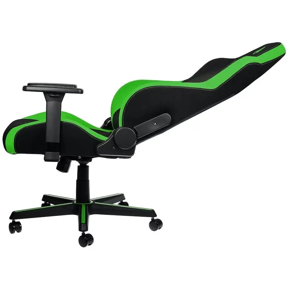 Fotel Nitro Concepts S300 Atomic Green Gamingowy do 135kg Tkanina Czarno-zielony