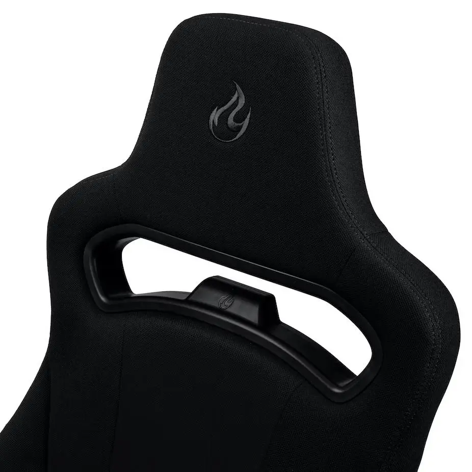 Fotel Nitro Concepts E250 Stealth Black Biurowy do 120kg Tkanina Czarny