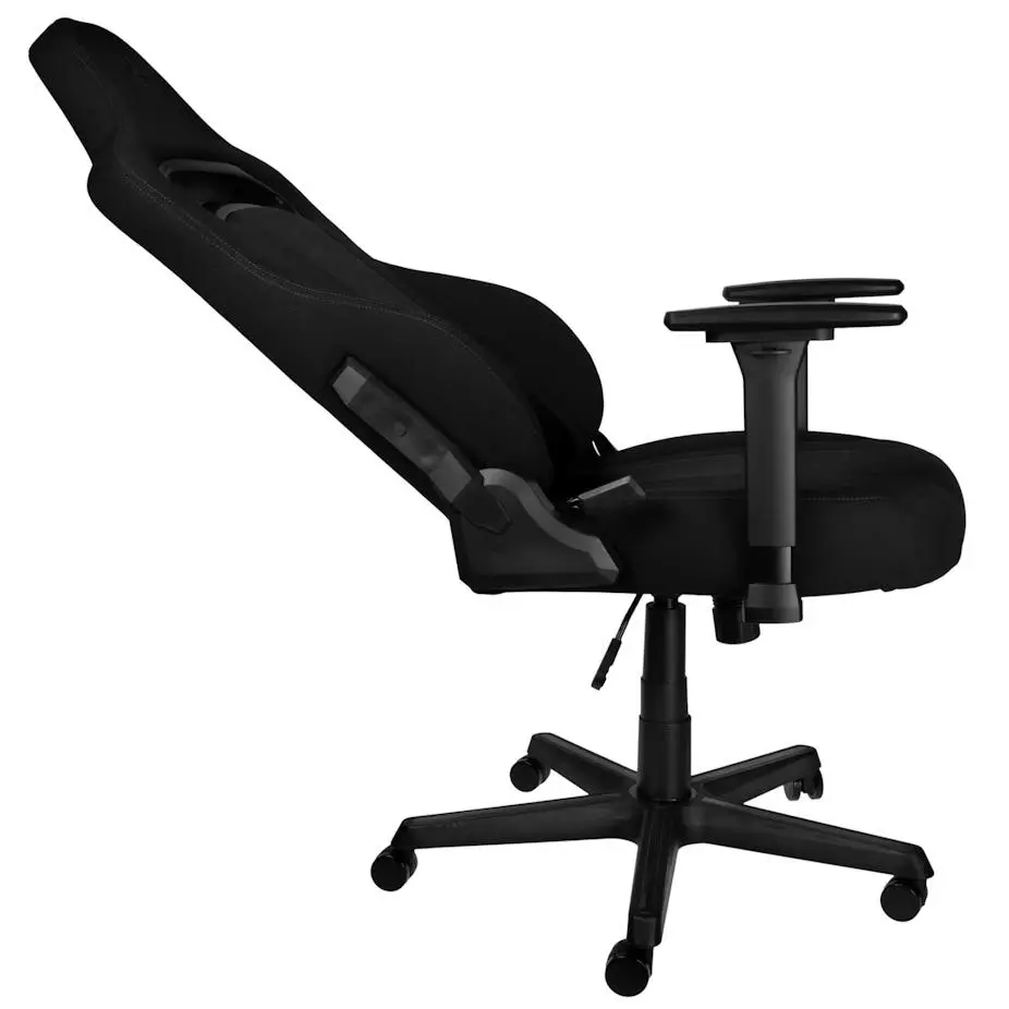 Fotel Nitro Concepts E250 Stealth Black Biurowy do 120kg Tkanina Czarny
