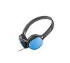 Słuchawki przewodowe z mikrofonem UGo Colima H100 Nauszne Niebieski