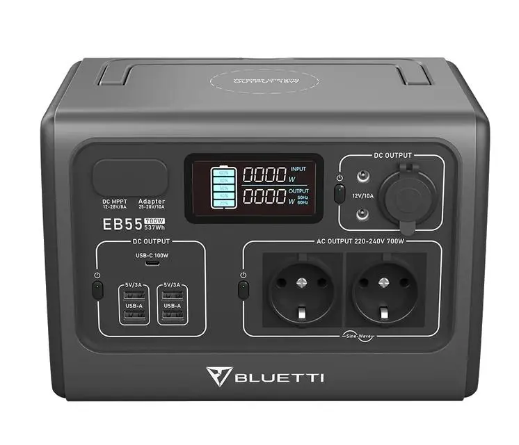 Stacja zasilania Bluetti PowerOak EB55  537Wh