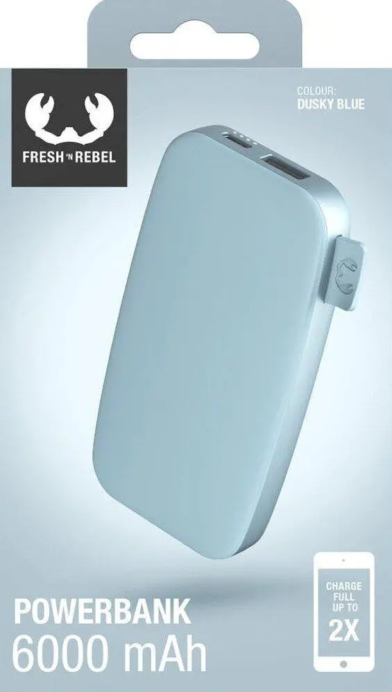 Powerbank Fresh 'n Rebel 2PB6100DB 6000mAh Dusky blue