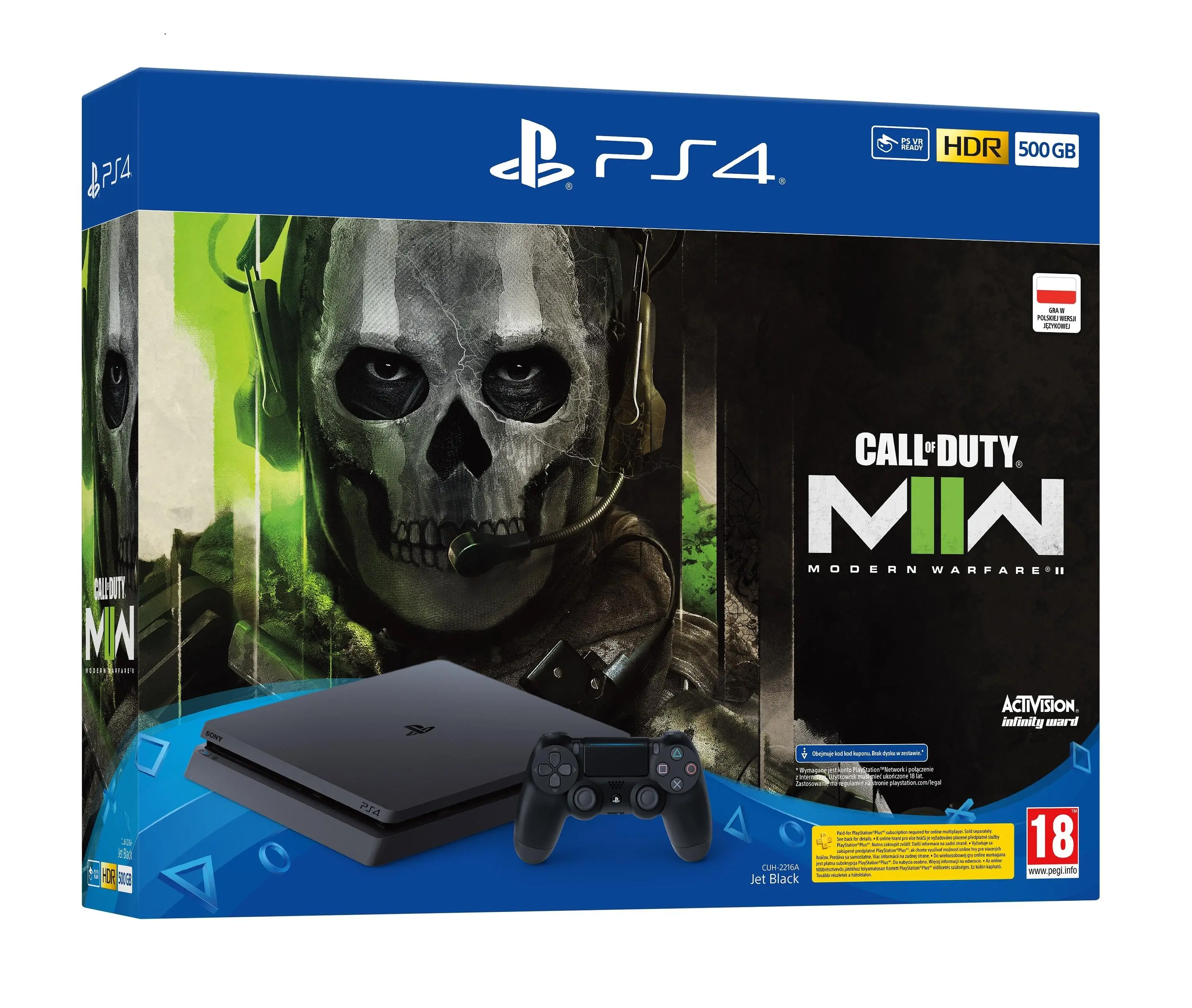 Konsola Sony PlayStation 4 Slim 500GB + Call of Duty Modern Warfare II