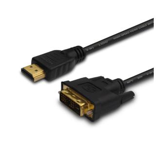 Kabel DVI-HDMI Savio CL-10 HDMI – DVI 1,5m