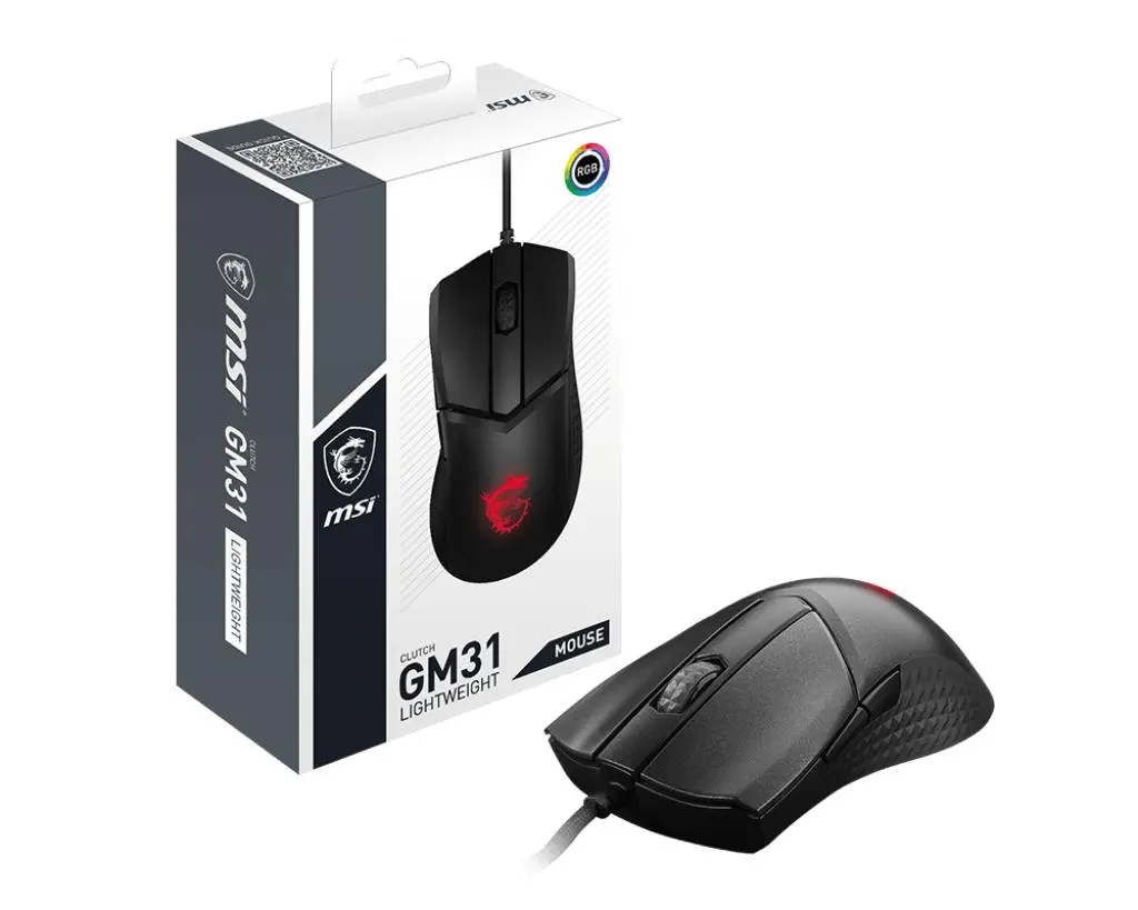 Myszka gamingowa MSI Clutch GM31 Czarny