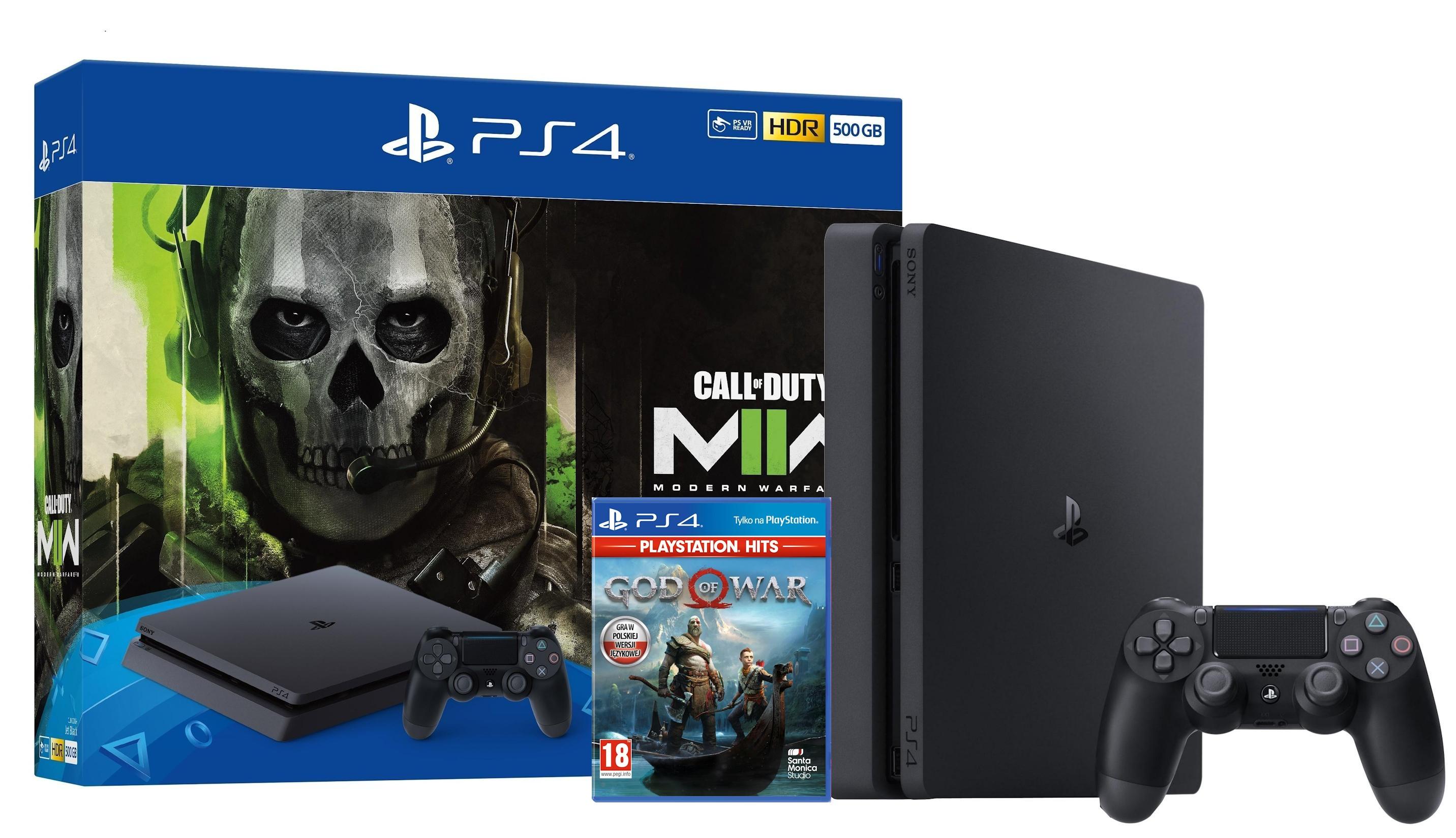 Konsola Sony PlayStation 4 Slim 500GB Call of Duty Modern Warfare II + God of War