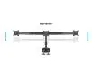 Uchwyt do monitora Multibrackets MM0372 na 3 ekrany od 15" do 24" Max 8kg