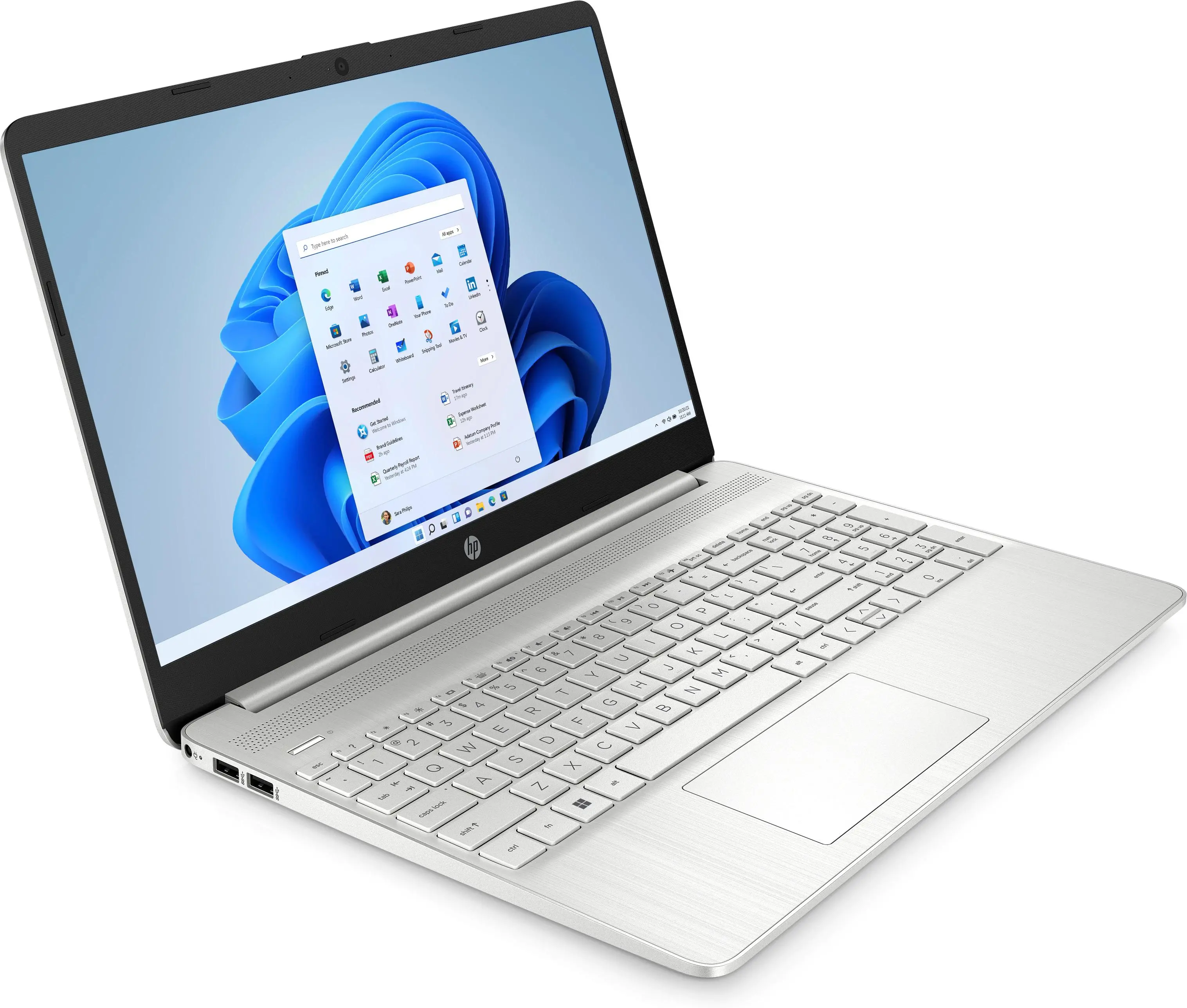 Laptop HP 15s-fq2622nw 15,6" i3-1115G4 8GB RAM 256GB Dysk SSD Win11 Srebrny